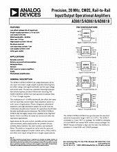 DataSheet AD8615 pdf